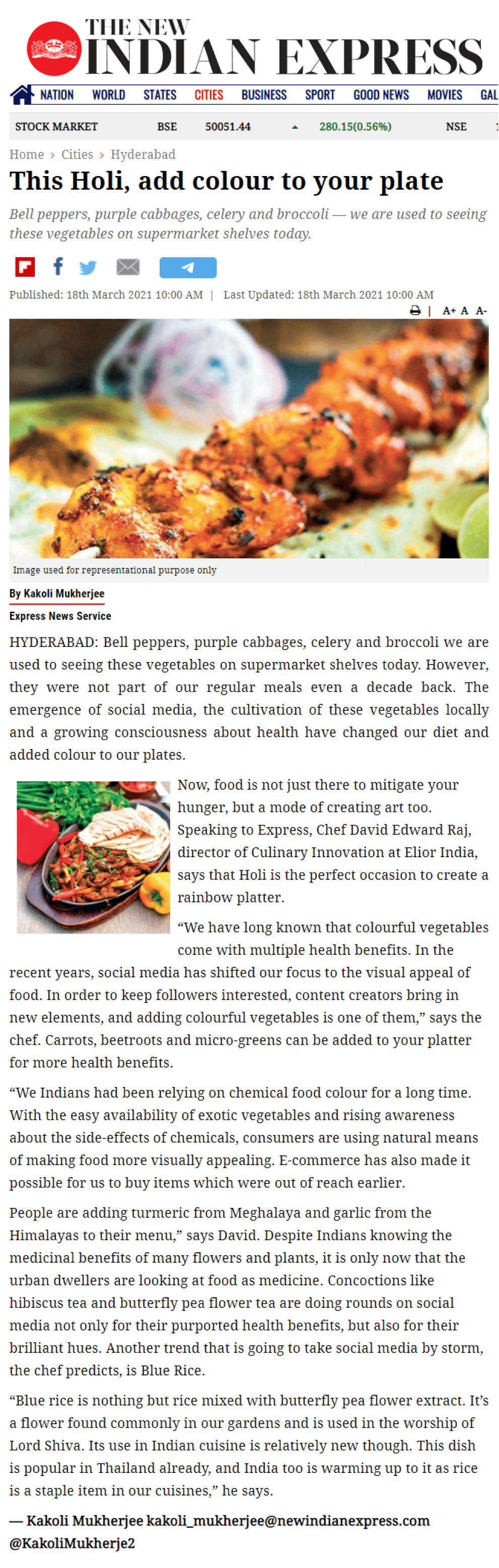 This Holi, add colour to your plate